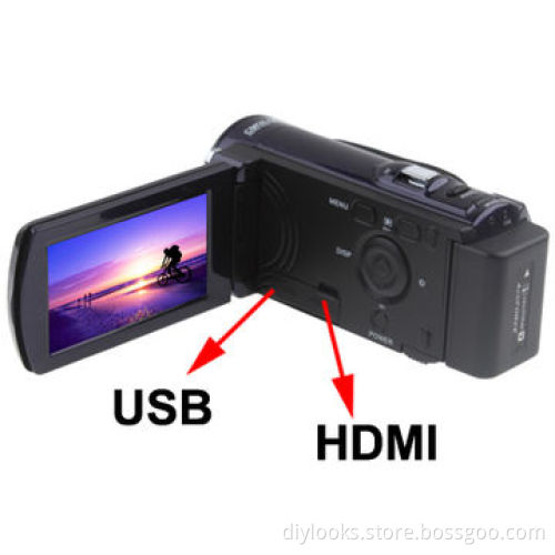 Digital Video Camera with 3.0-inch TFT LCD Screen